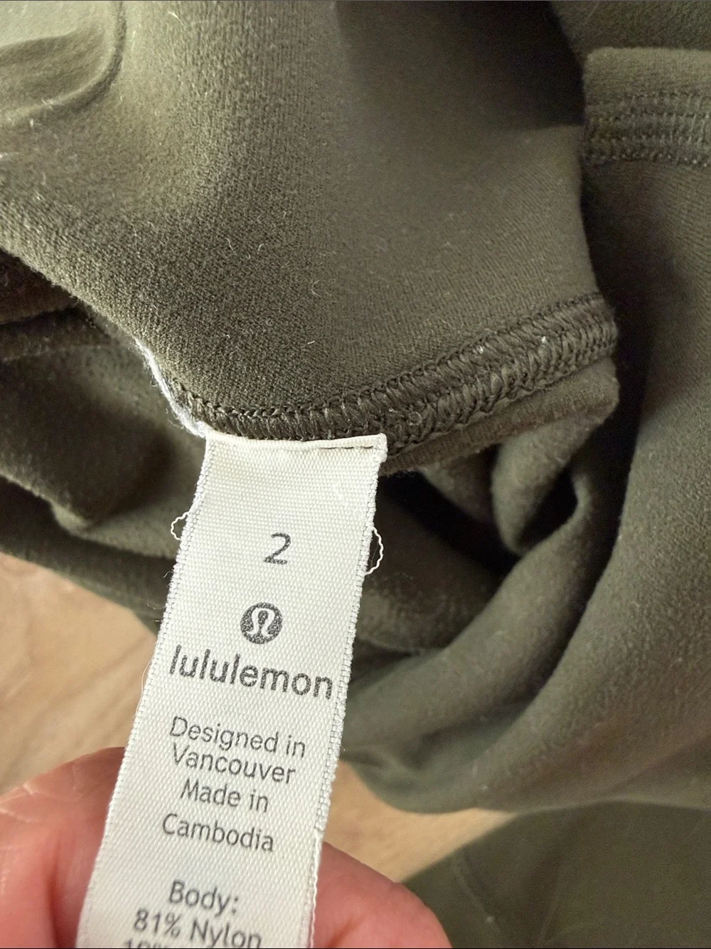 lululemon athletica High-Waist Olive Leggings